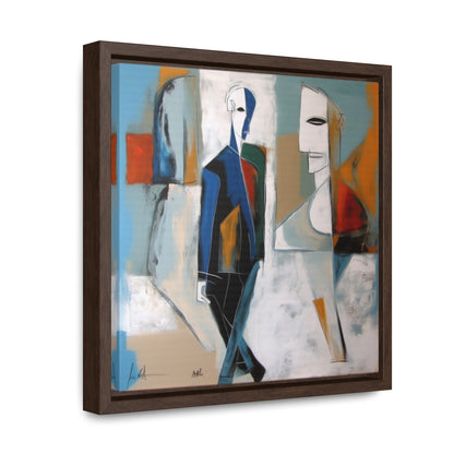 Sad Man 26, Valentinii, Gallery Canvas Wraps, Square Frame