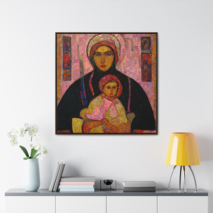 Mary and the Child 15, Valentinii, Gallery Canvas Wraps, Square Frame