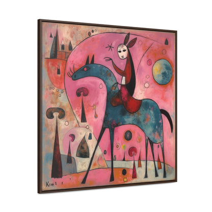 The Dreams of the Child 4, Gallery Canvas Wraps, Square Frame