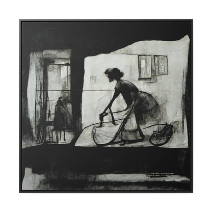 Domestic Memories 36, Valentinii, Gallery Canvas Wraps, Square Frame