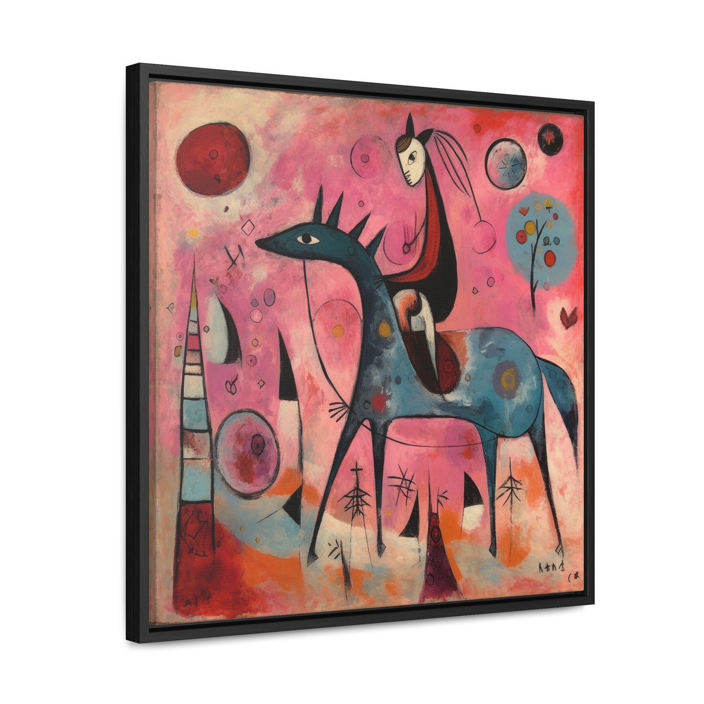 The Dreams of the Child 22, Gallery Canvas Wraps, Square Frame