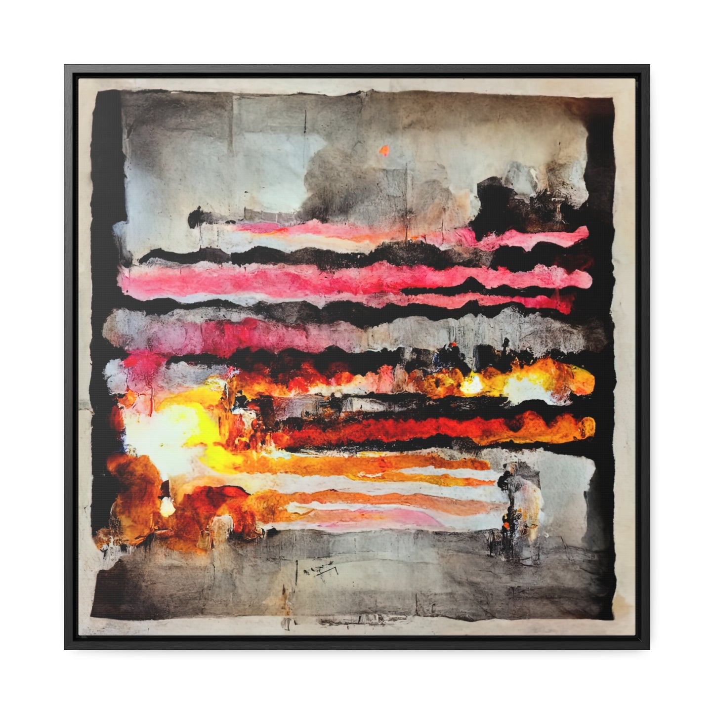 Land of the Sun 8, Valentinii, Gallery Canvas Wraps, Square Frame