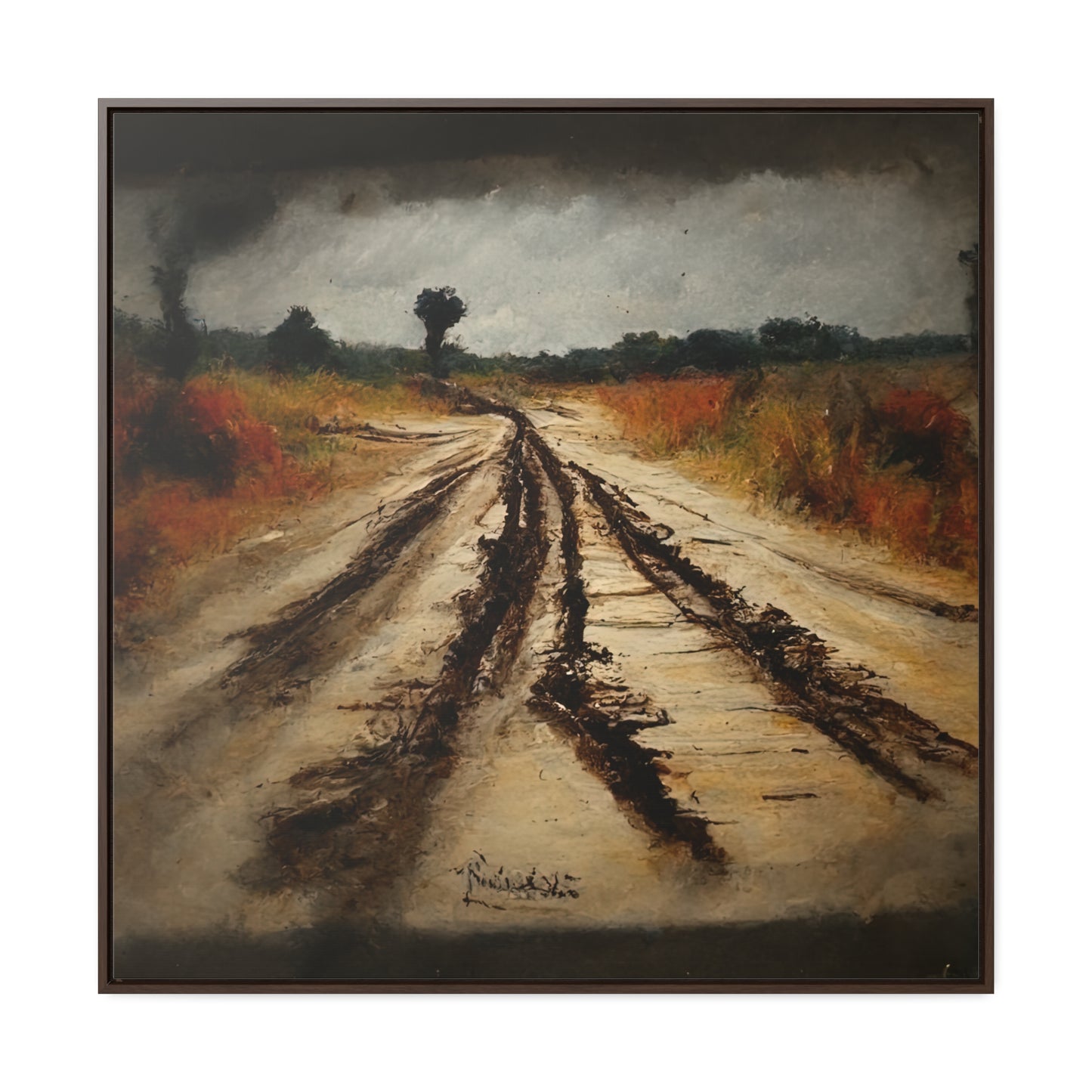 To the Rainy Land 9, Valentinii, Gallery Canvas Wraps, Square Frame