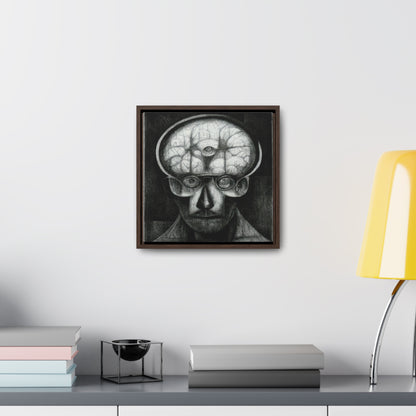 Brain 52, Valentinii, Gallery Canvas Wraps, Square Frame