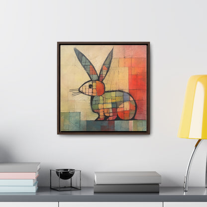 Rabbit 27, Gallery Canvas Wraps, Square Frame
