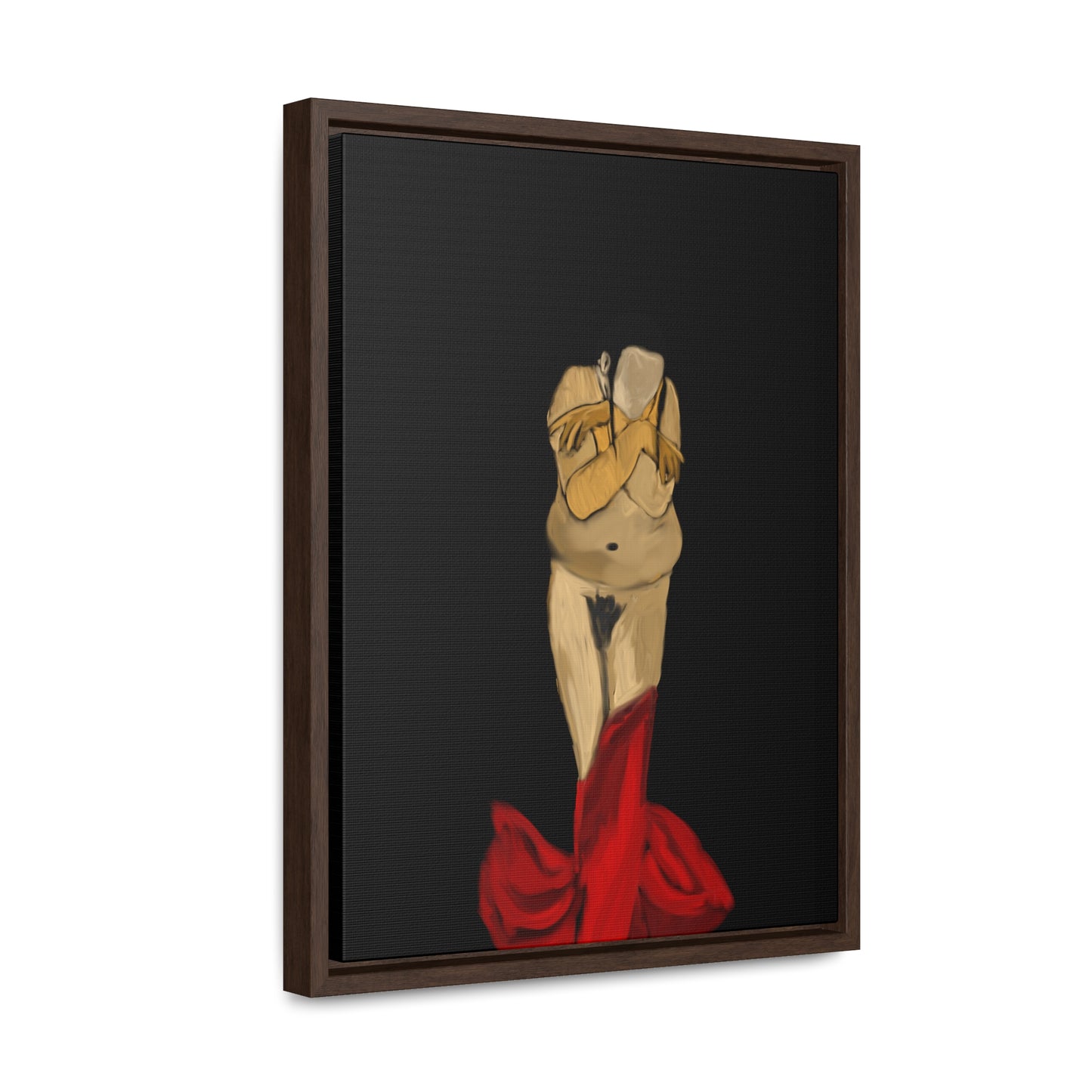 Shame, Original Eduard Pavel, Gallery Canvas Wraps, Vertical Frame