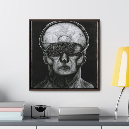 Brain 30, Valentinii, Gallery Canvas Wraps, Square Frame