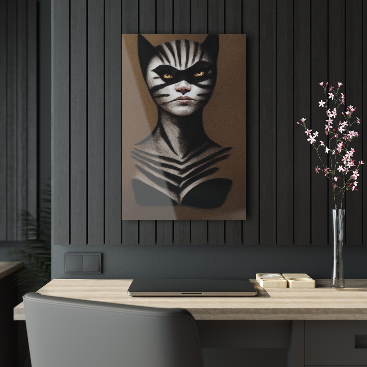 Cat Woman 39  Acrylic Prints