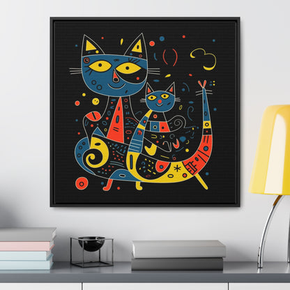 Cat 138, Gallery Canvas Wraps, Square Frame