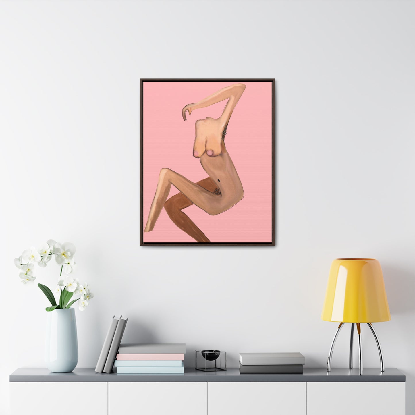 Body Mixture, Original Eduard Pavel, Gallery Canvas Wraps, Vertical Frame