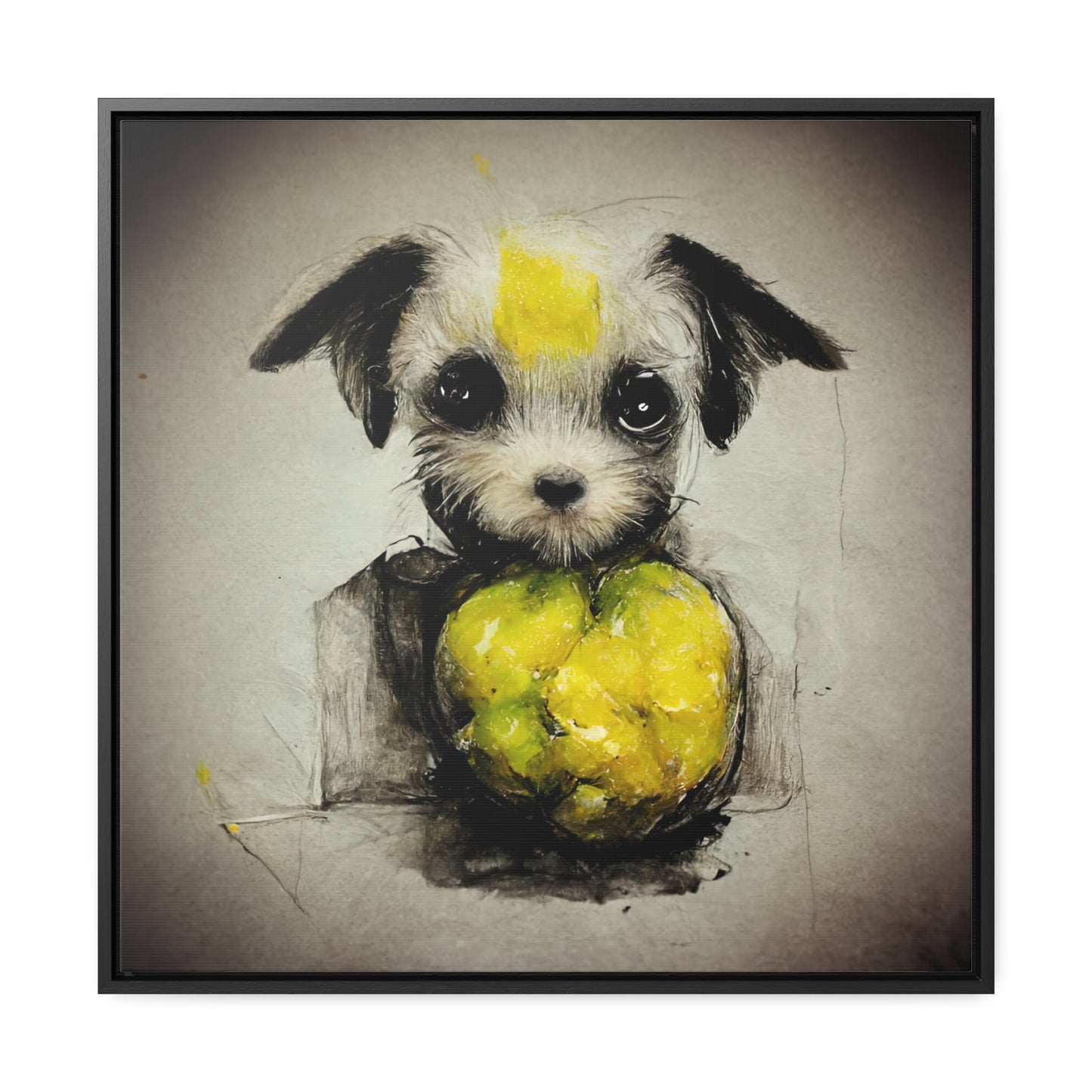 Dogs and Puppies 4, Valentinii, Gallery Canvas Wraps, Square Frame