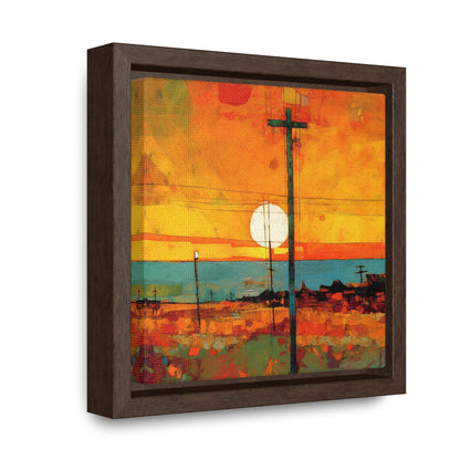 Land of the Sun 64, Valentinii, Gallery Canvas Wraps, Square Frame