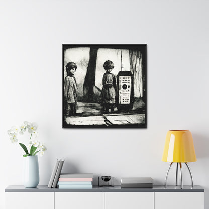 Childhood Wave 3, Valentinii, Gallery Canvas Wraps, Square Frame