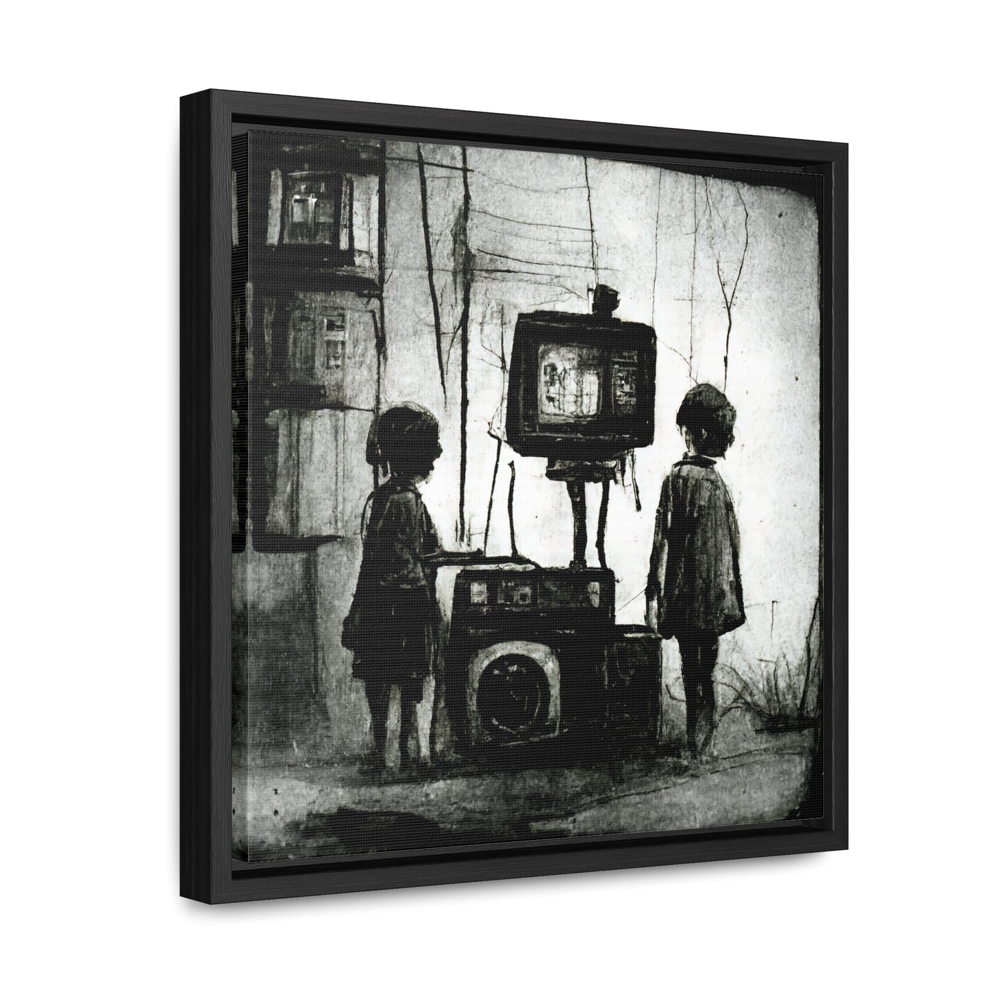 Childhood Wave, Valentinii, Gallery Canvas Wraps, Square Frame