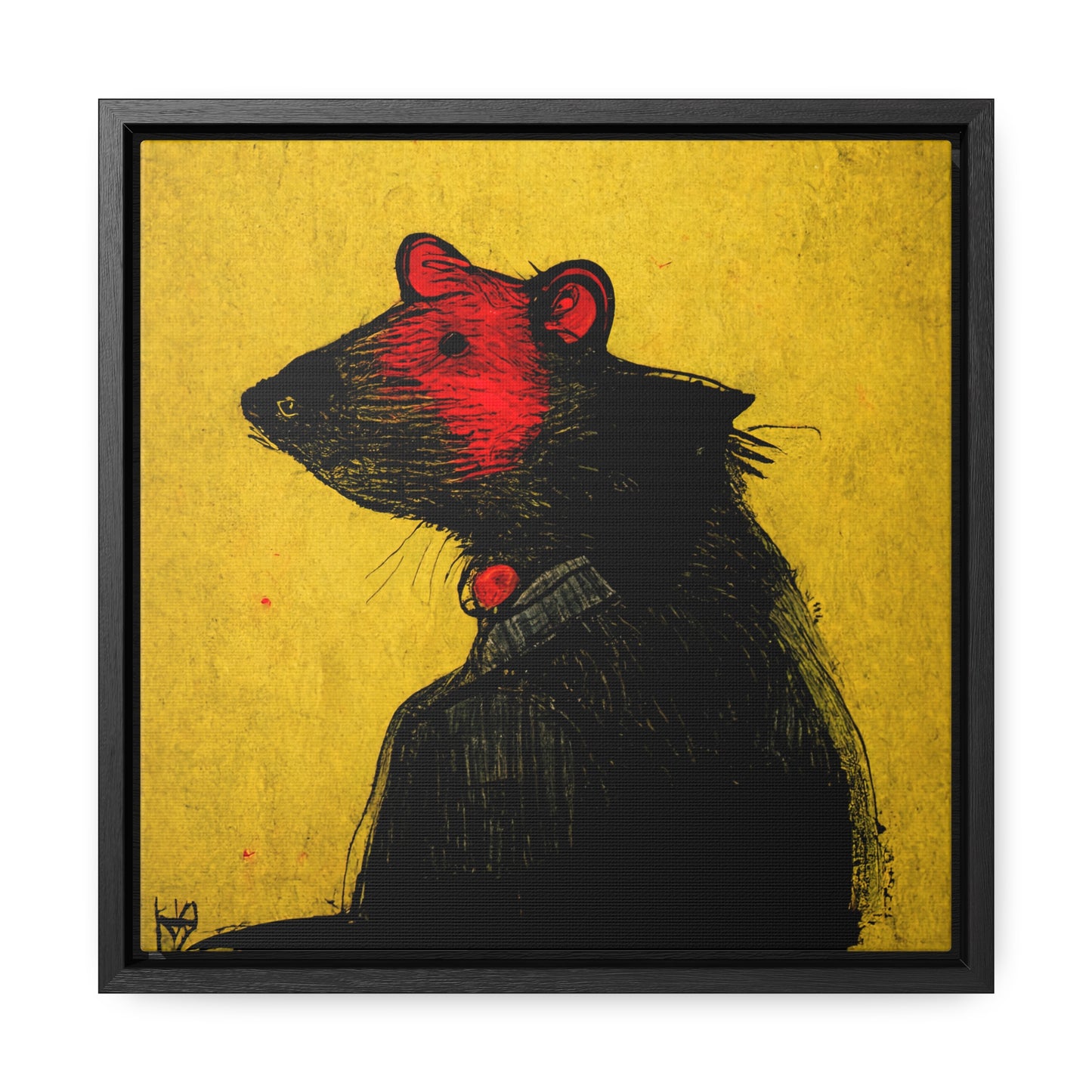 Urban Rat 3, Valentinii, Gallery Canvas Wraps, Square Frame