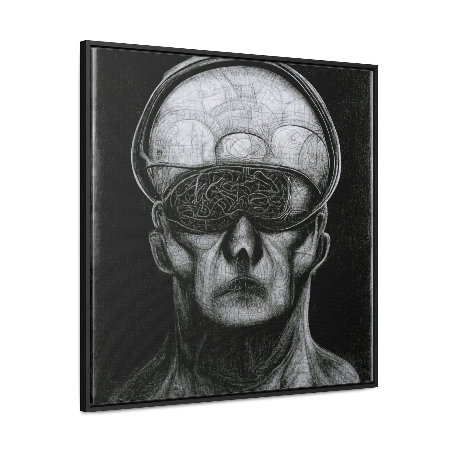 Brain 30, Valentinii, Gallery Canvas Wraps, Square Frame