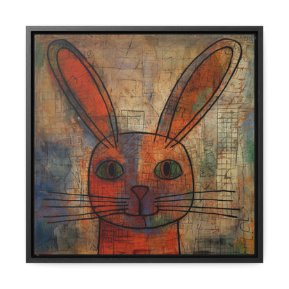 Rabbit 2, Gallery Canvas Wraps, Square Frame