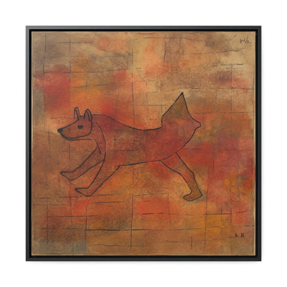 V Dog 2, Gallery Canvas Wraps, Square Frame