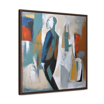 Sad Man 29, Valentinii, Gallery Canvas Wraps, Square Frame