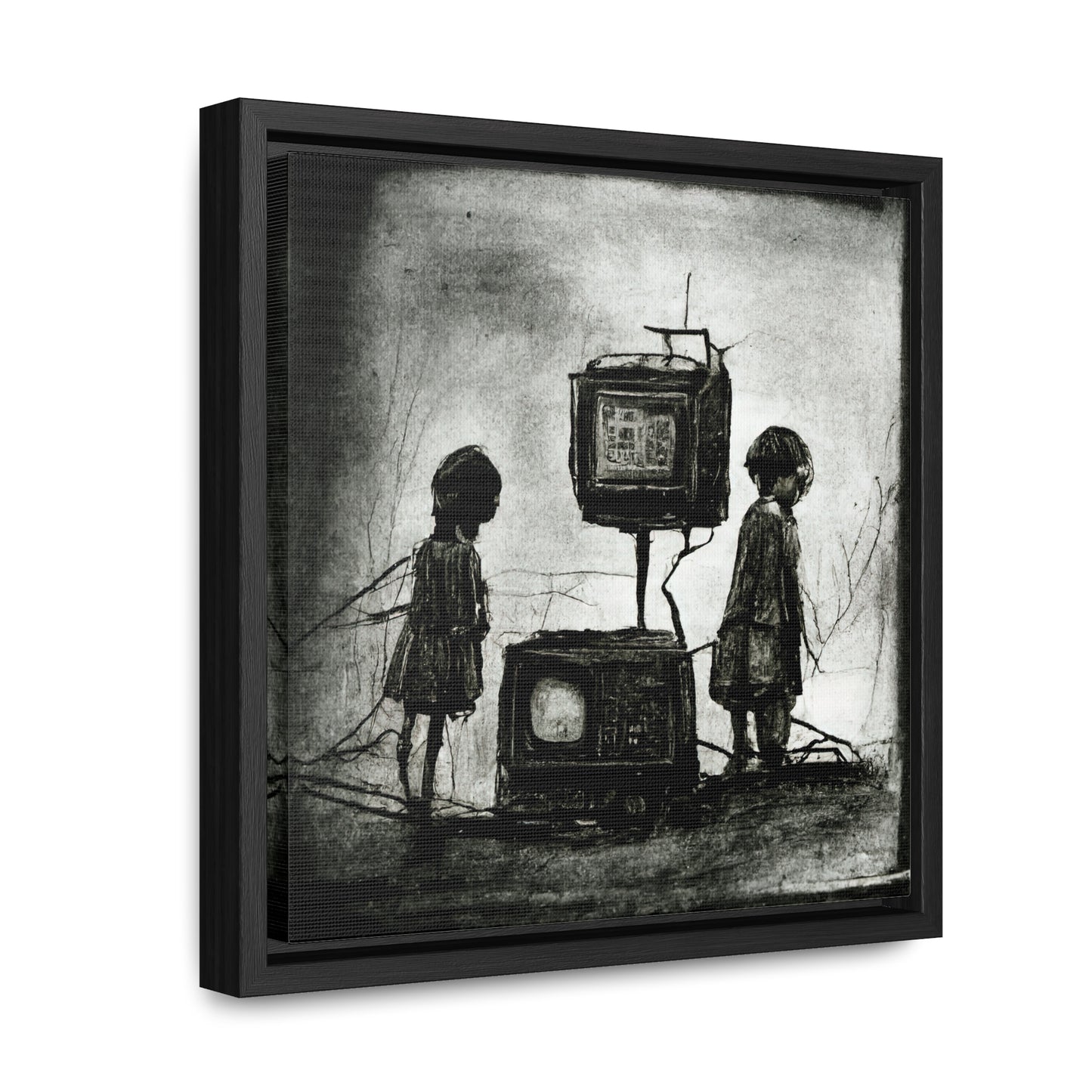 Childhood Wave 8, Valentinii, Gallery Canvas Wraps, Square Frame