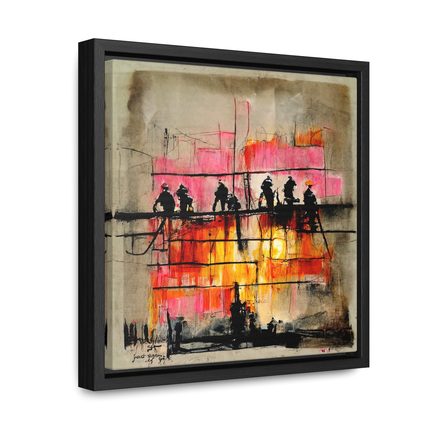 Land of the Sun 3, Valentinii, Gallery Canvas Wraps, Square Frame