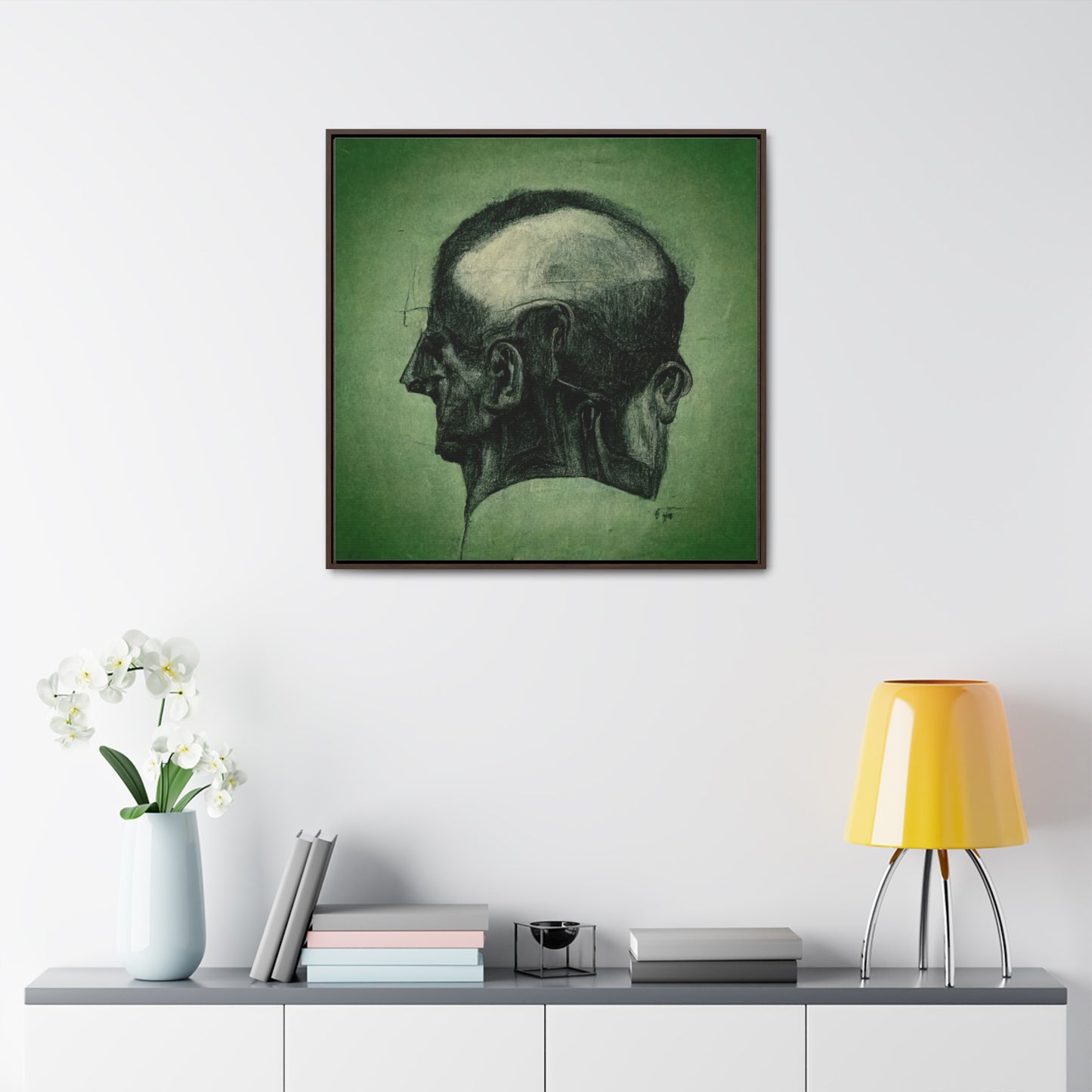 Heads 16, Valentinii, Gallery Canvas Wraps, Square Frame