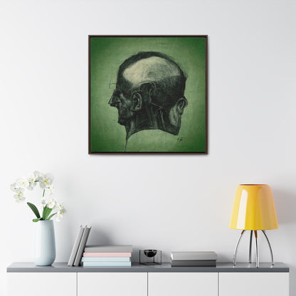 Heads 16, Valentinii, Gallery Canvas Wraps, Square Frame