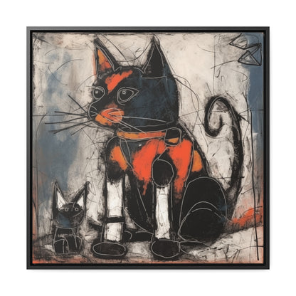 Cat 33, Gallery Canvas Wraps, Square Frame