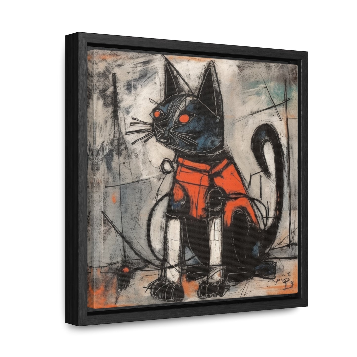 Cat 86, Gallery Canvas Wraps, Square Frame