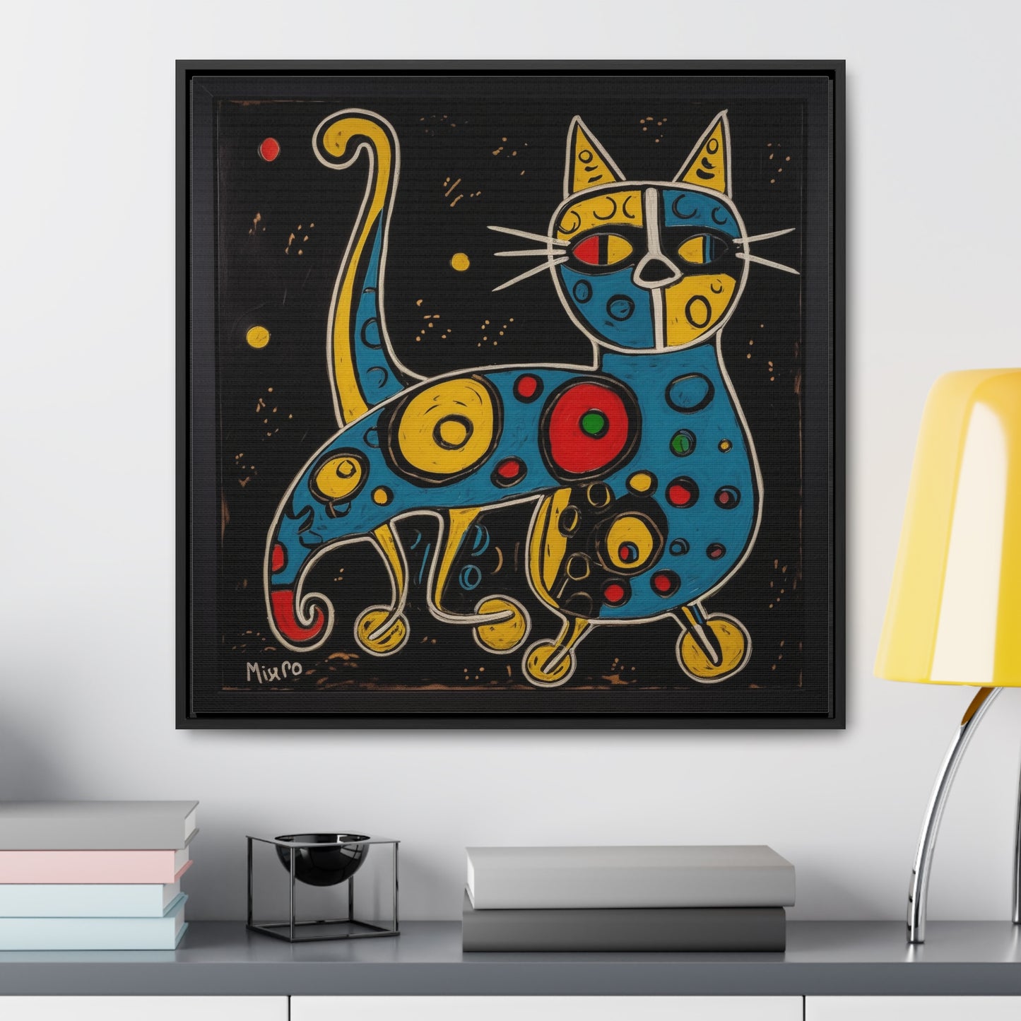 Cat 126, Gallery Canvas Wraps, Square Frame