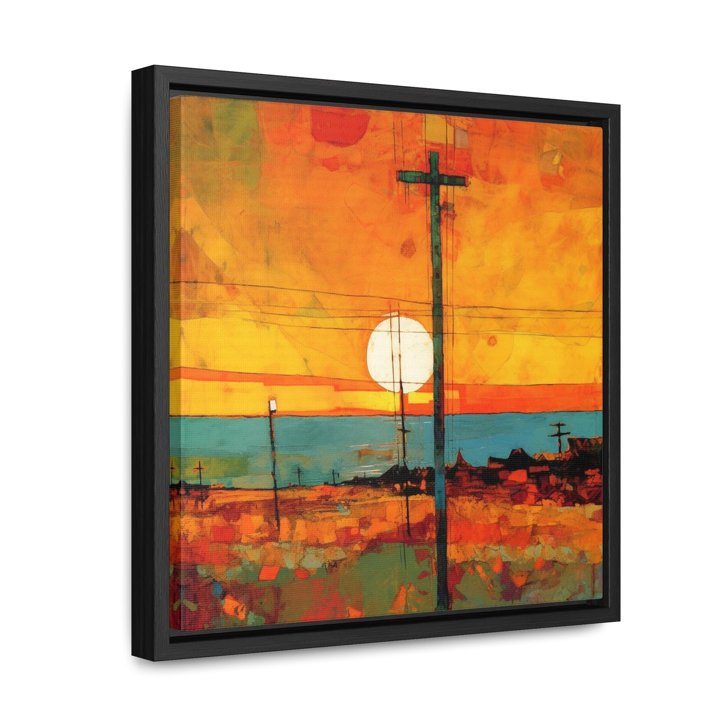 Land of the Sun 61, Valentinii, Gallery Canvas Wraps, Square Frame