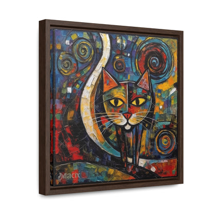 Cat 119, Gallery Canvas Wraps, Square Frame