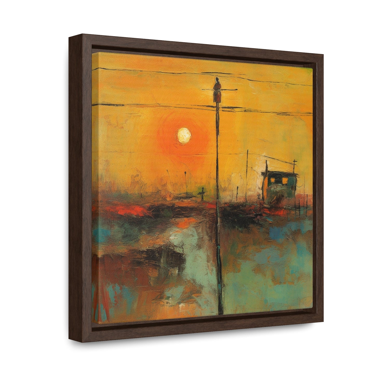 Land of the Sun 62, Valentinii, Gallery Canvas Wraps, Square Frame