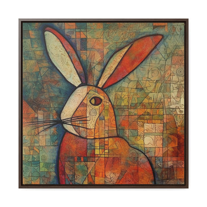 Rabbit 5, Gallery Canvas Wraps, Square Frame