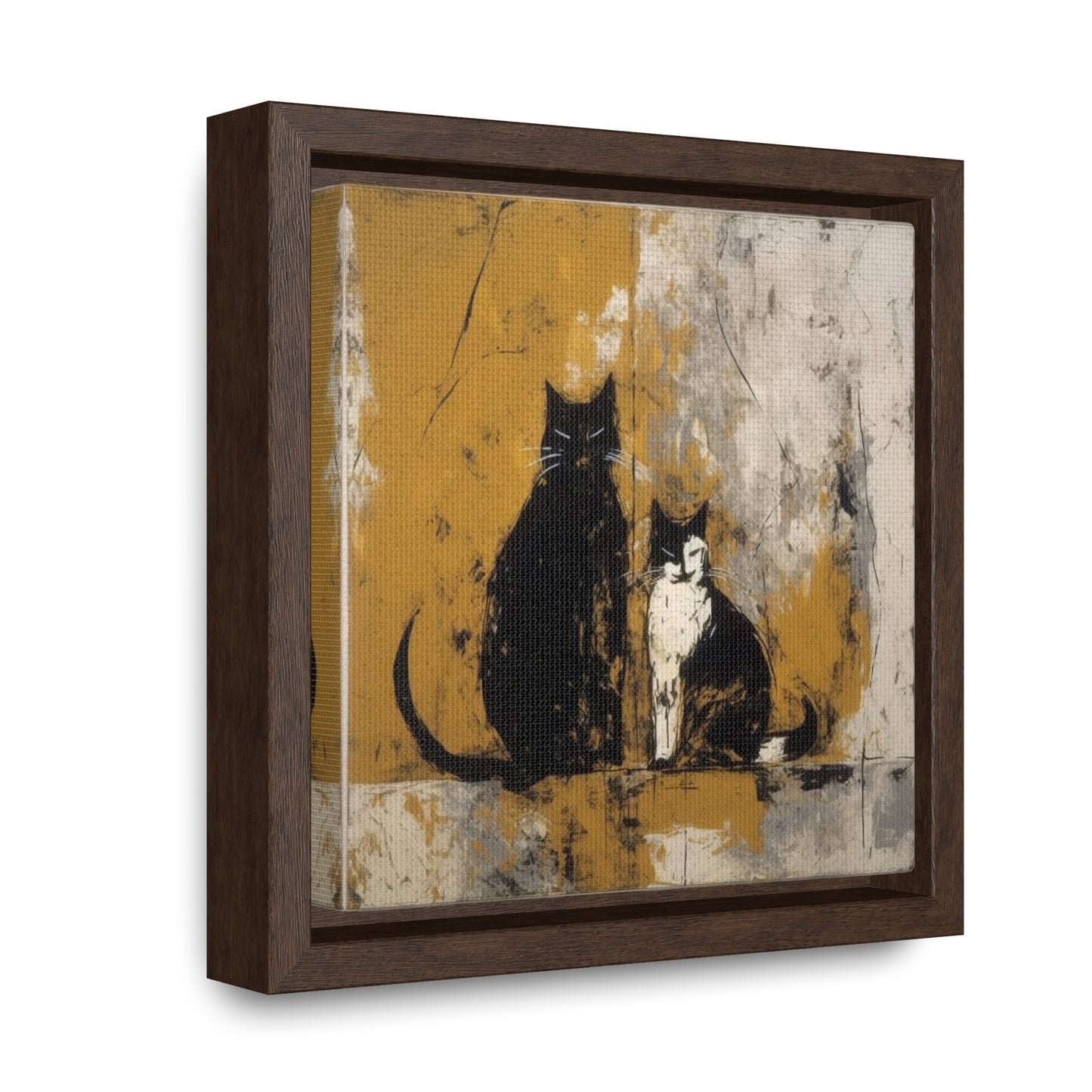 Cat 12, Gallery Canvas Wraps, Square Frame