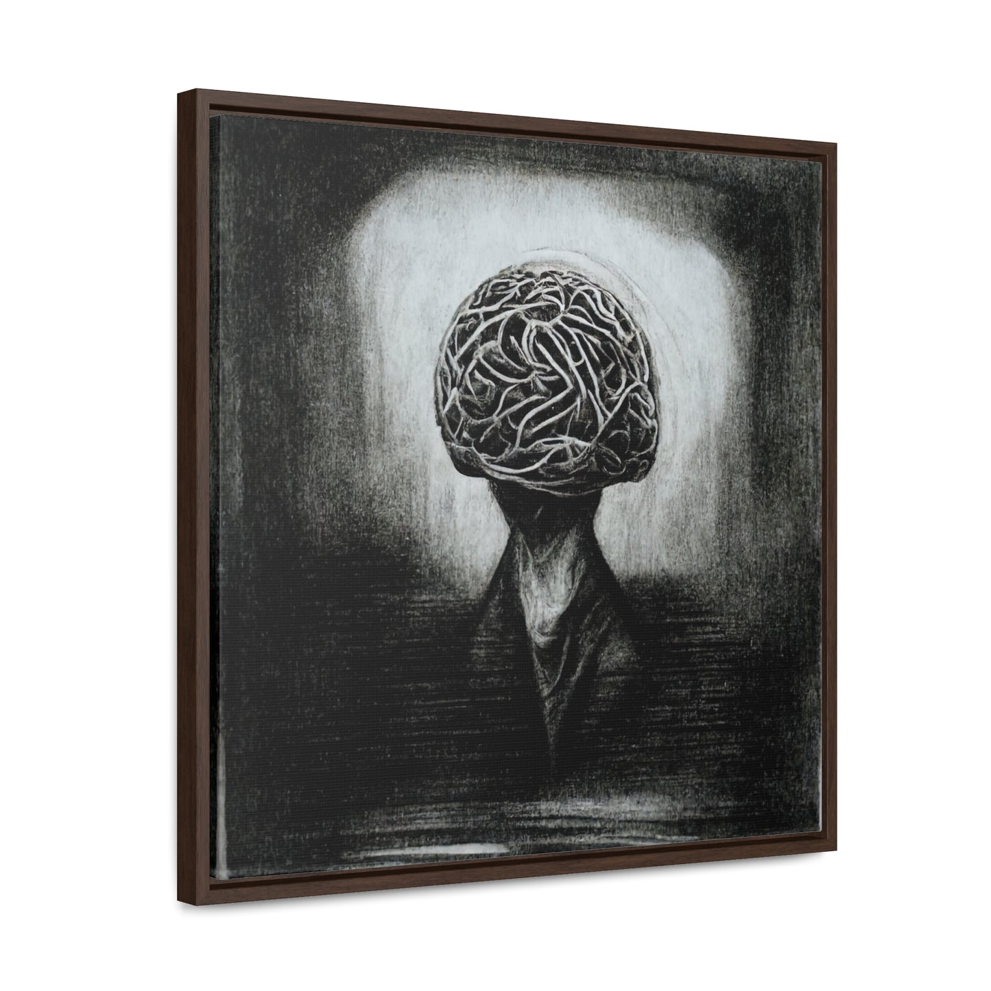 Brain 7, Valentinii, Gallery Canvas Wraps, Square Frame