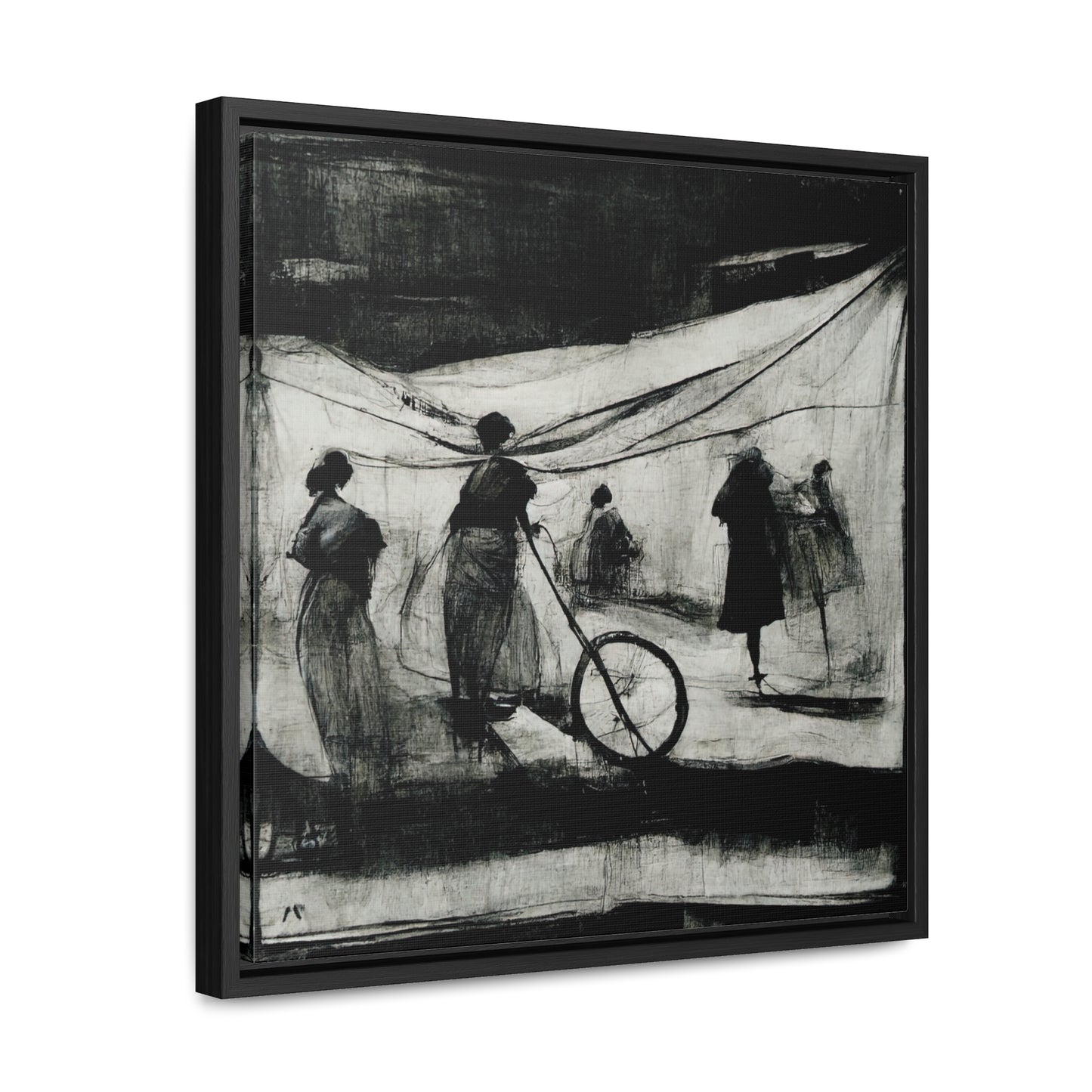 Domestic Memories 34, Valentinii, Gallery Canvas Wraps, Square Frame