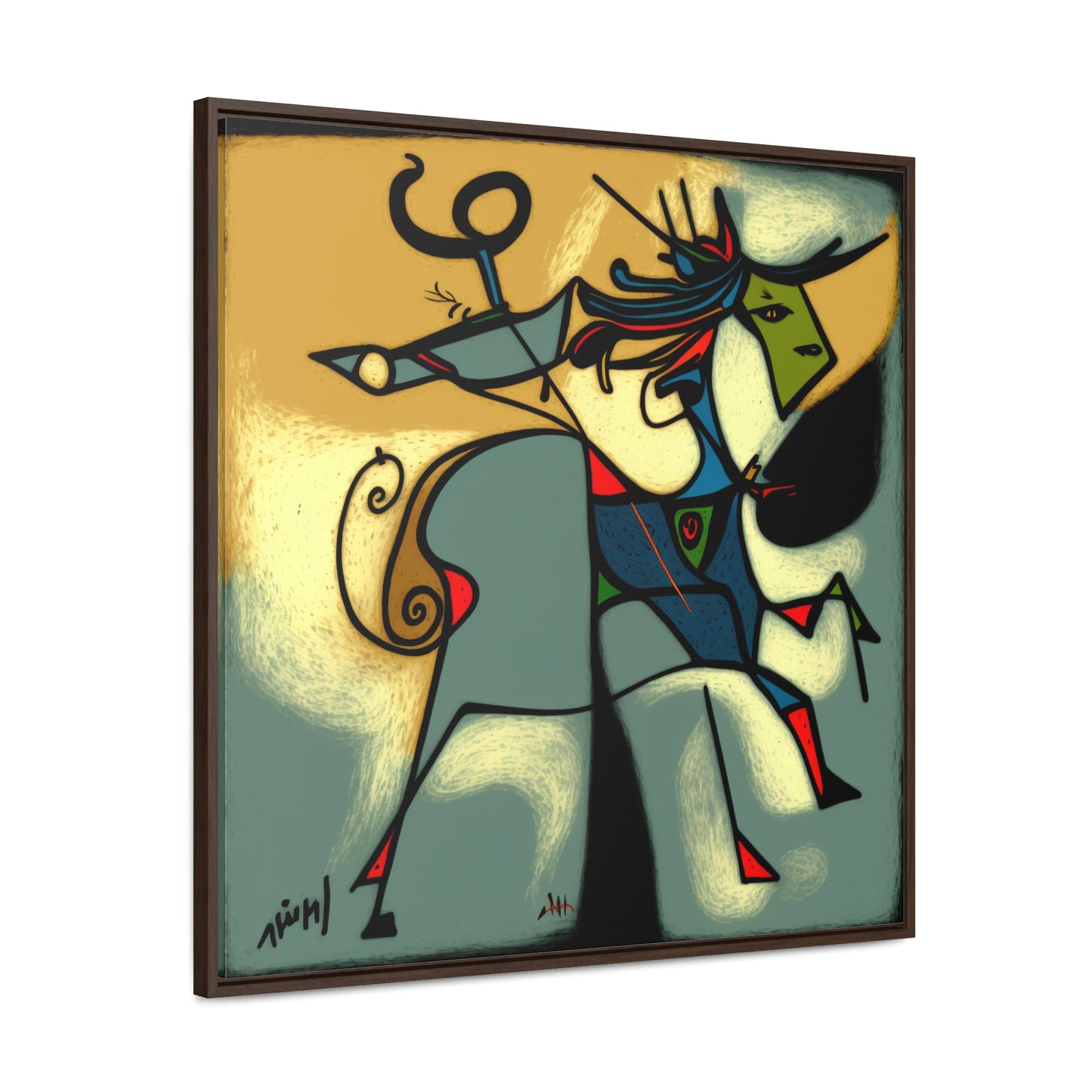 Naivia 36, Gallery Canvas Wraps, Square Frame