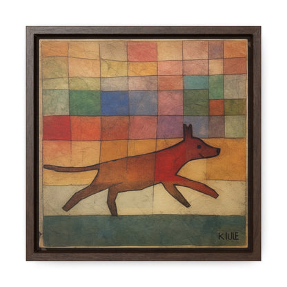 V Dog 7, Gallery Canvas Wraps, Square Frame