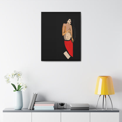 A Depressive Aladdin, Original Eduard Pavel, Gallery Canvas Wraps, Vertical Frame