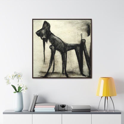 Dogs and Puppies 18, Valentinii, Gallery Canvas Wraps, Square Frame