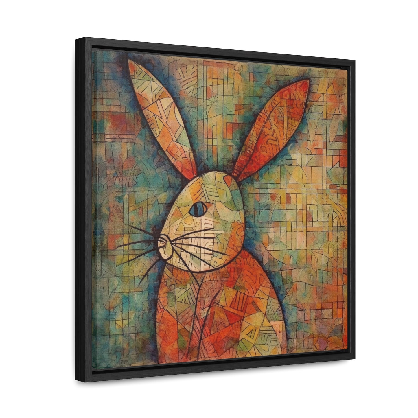 Rabbit 20, Gallery Canvas Wraps, Square Frame