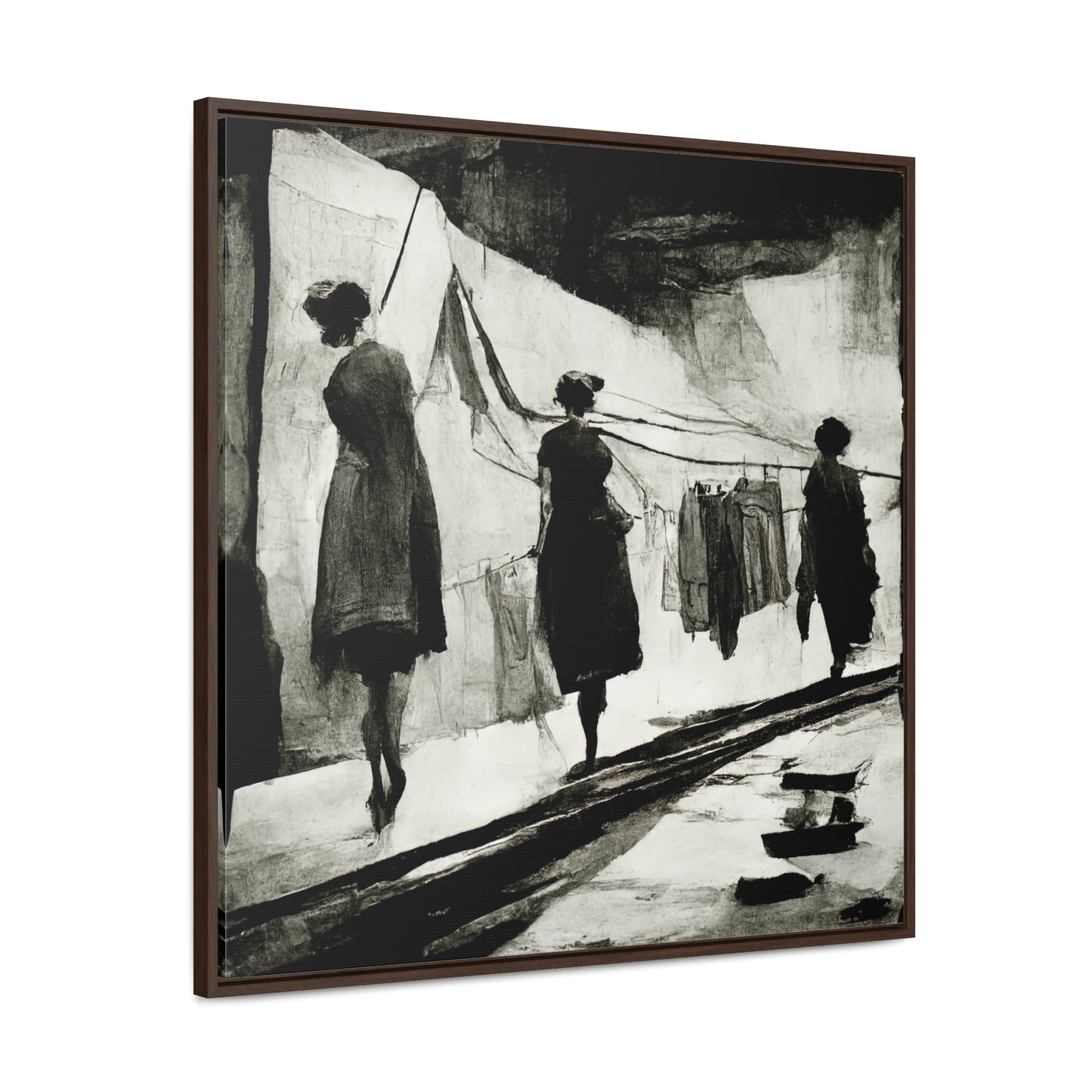 Domestic Memories 3, Valentinii, Gallery Canvas Wraps, Square Frame