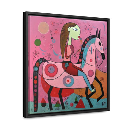 The Dreams of the Child 56, Gallery Canvas Wraps, Square Frame