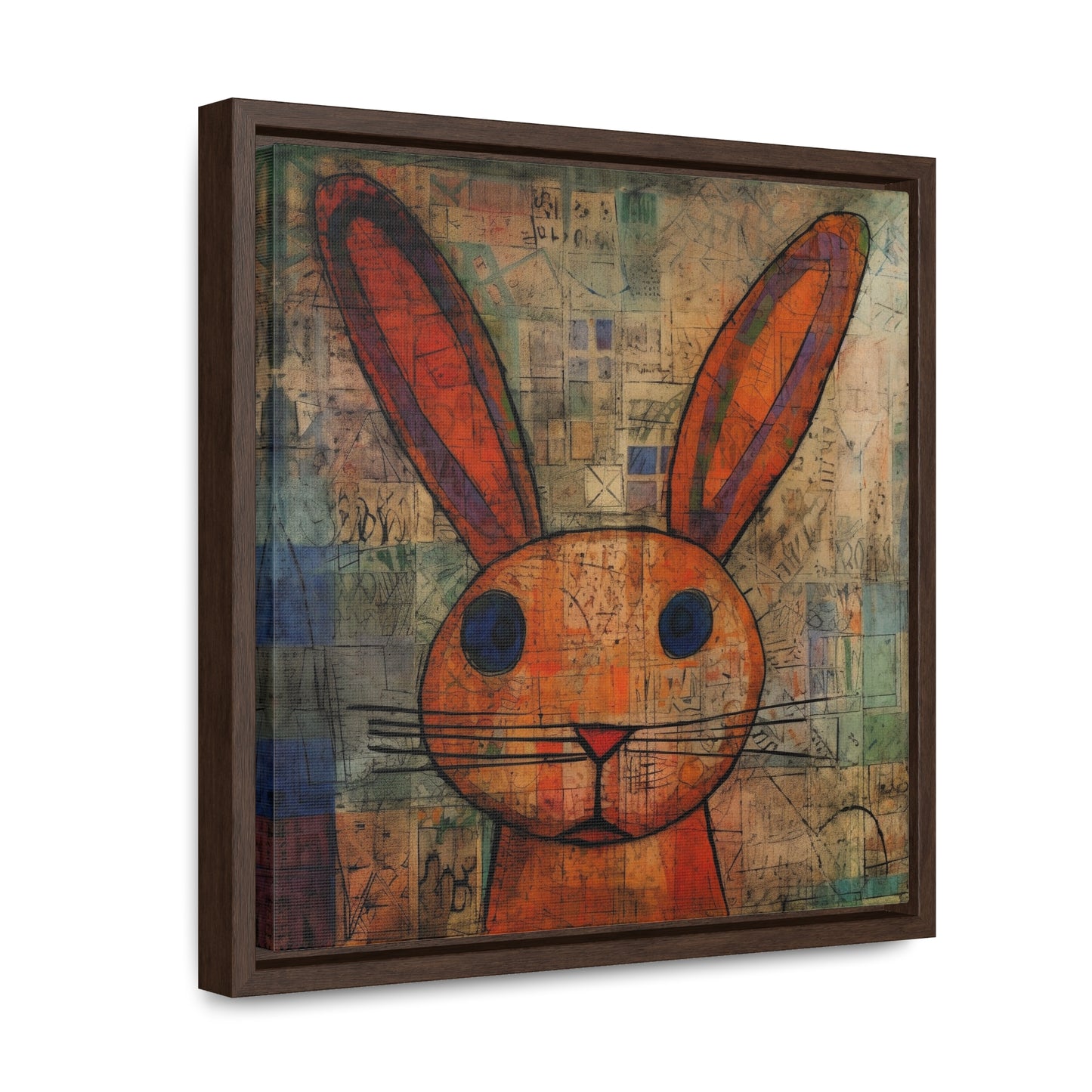 Rabbit 12, Gallery Canvas Wraps, Square Frame