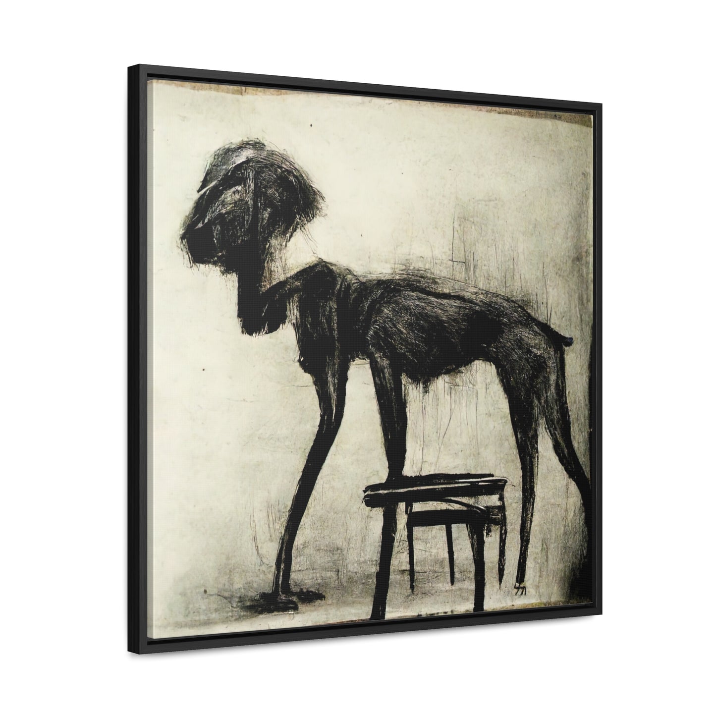 Dogs and Puppies 27, Valentinii, Gallery Canvas Wraps, Square Frame