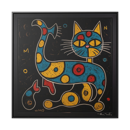 Cat 125, Gallery Canvas Wraps, Square Frame