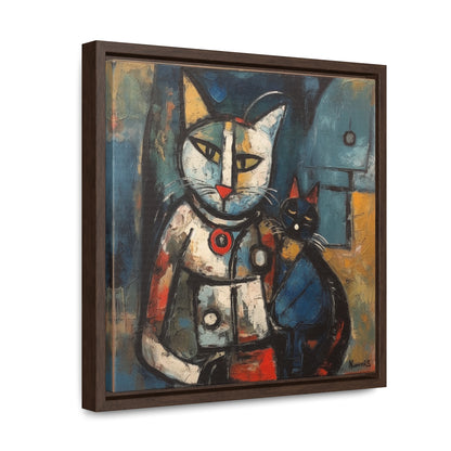 Cat 80, Gallery Canvas Wraps, Square Frame