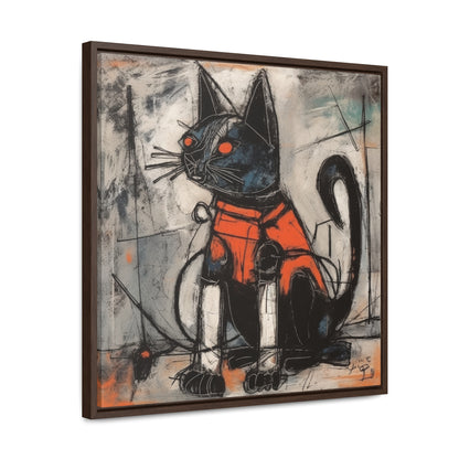 Cat 86, Gallery Canvas Wraps, Square Frame