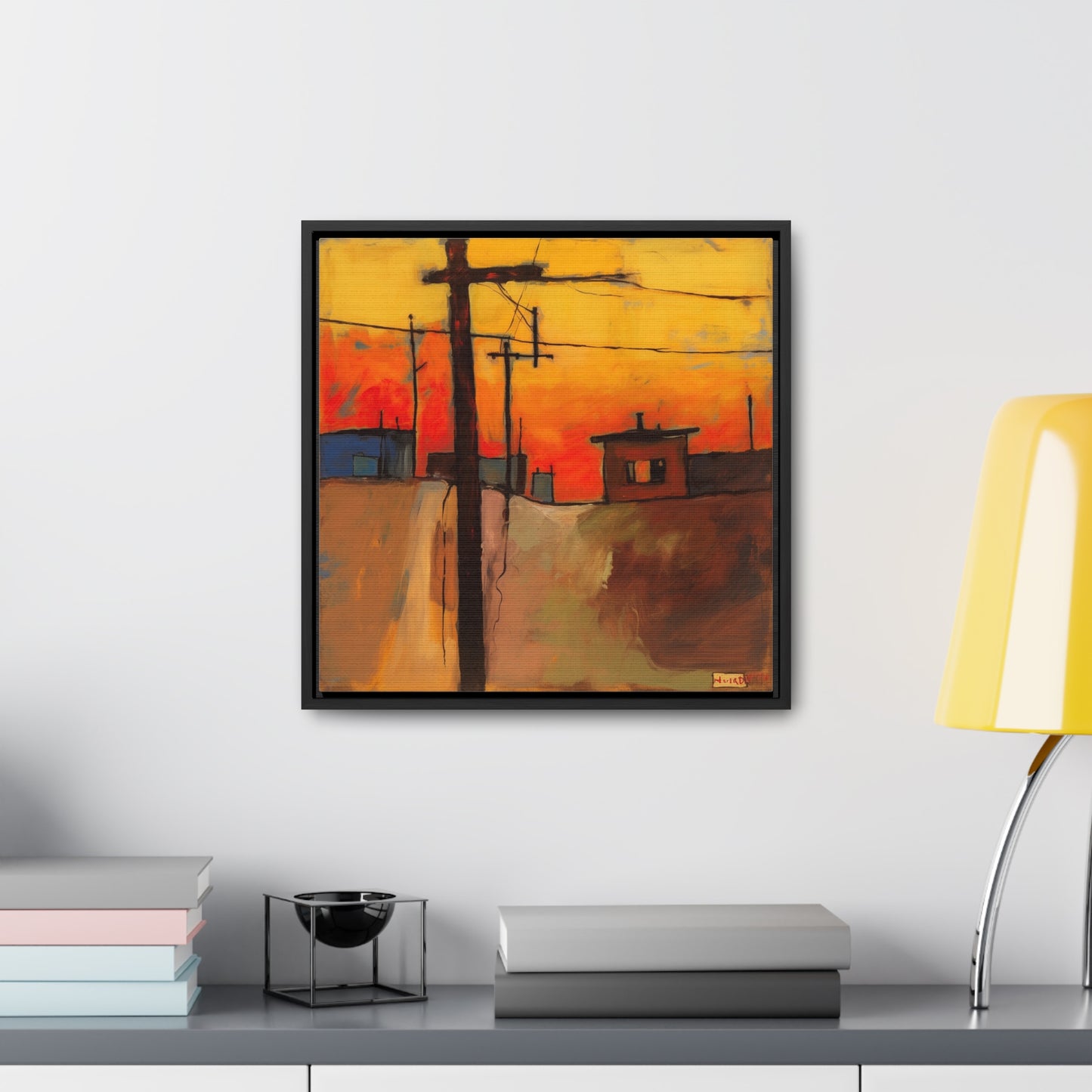Land of the Sun 72, Valentinii, Gallery Canvas Wraps, Square Frame